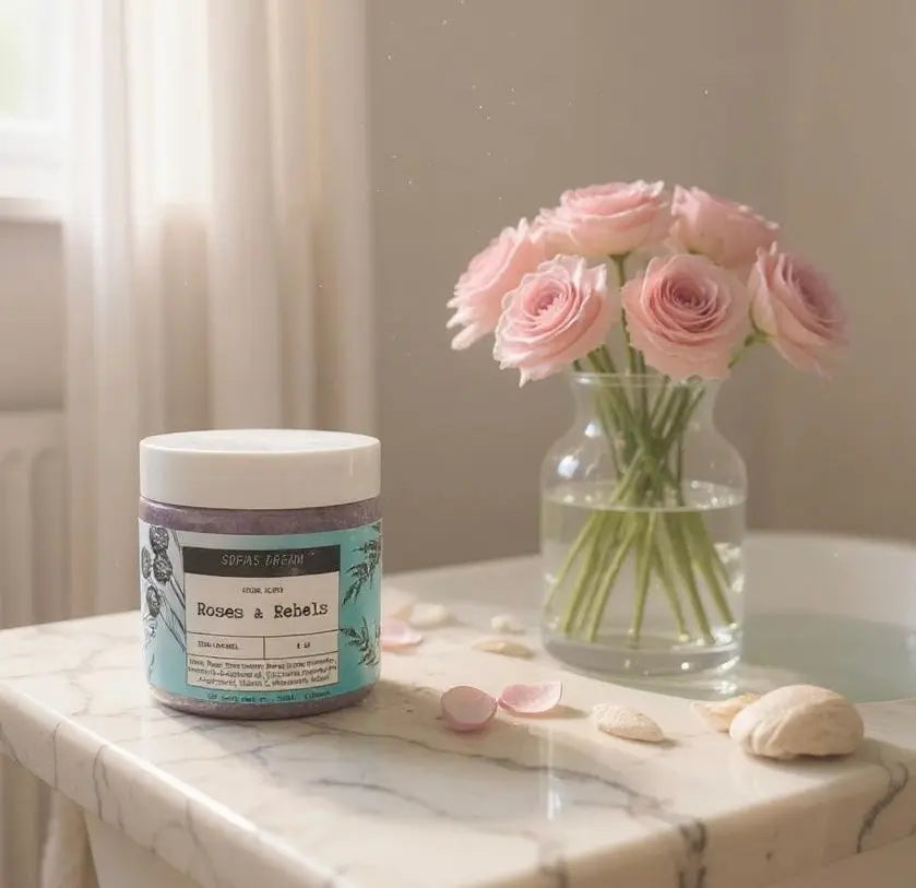 Roses and rebels whipped sugar scrub Sofia’s Dream