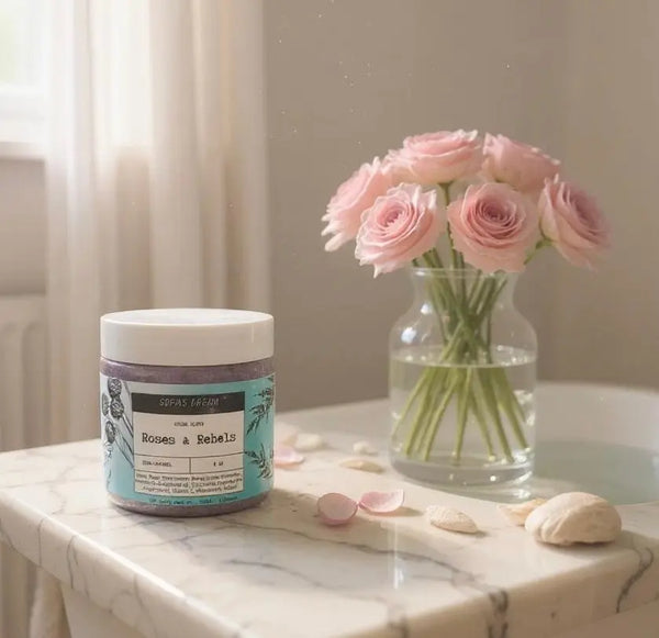 Roses and rebels whipped sugar scrub Sofia’s Dream