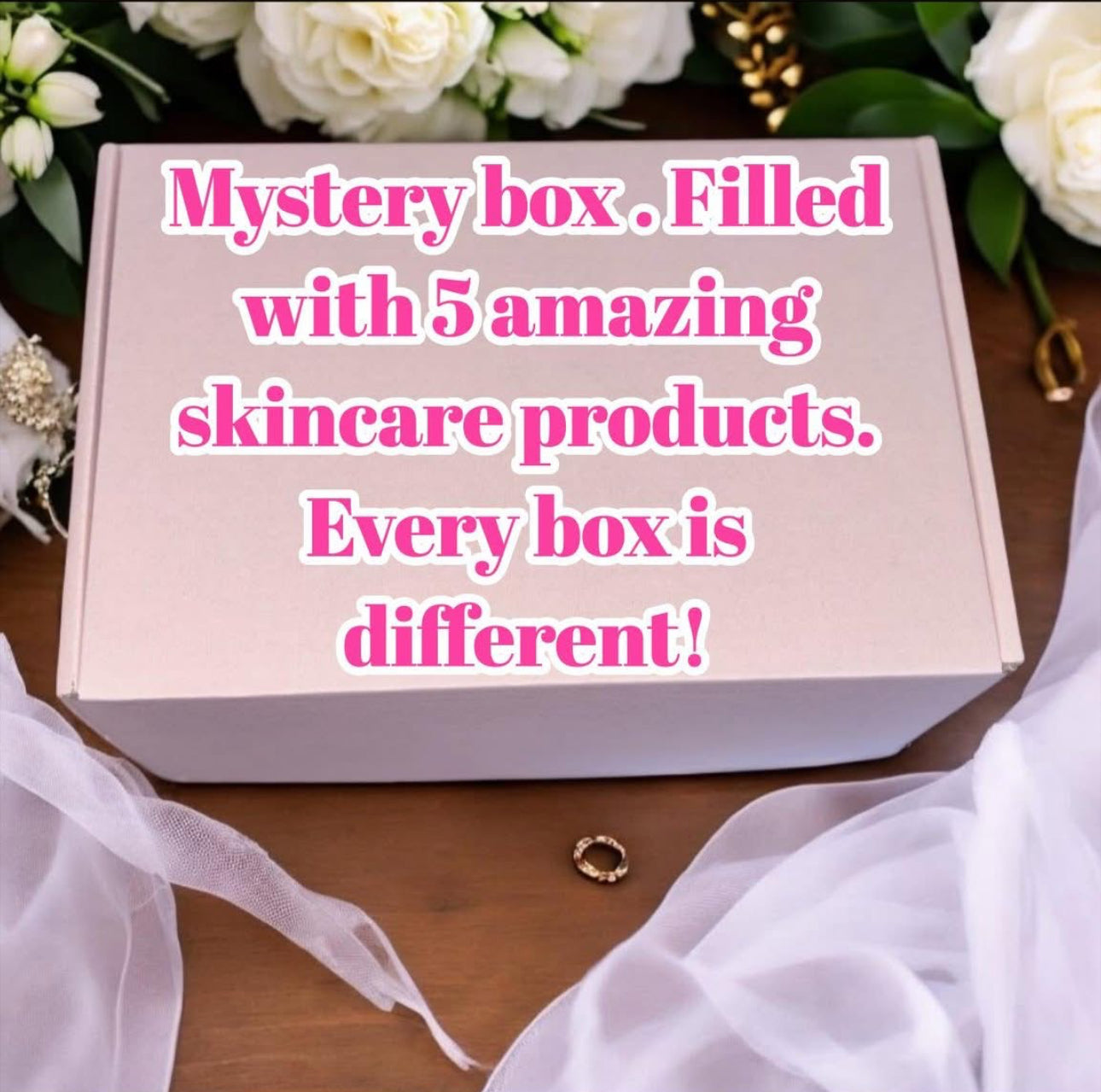 Mystery box , 5 amazing full sized products.