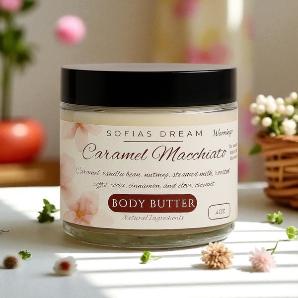 Caramel Macchiato – Whipped Body Butter with Niacinamide & Triple Butter Blend Sofia’s Dream