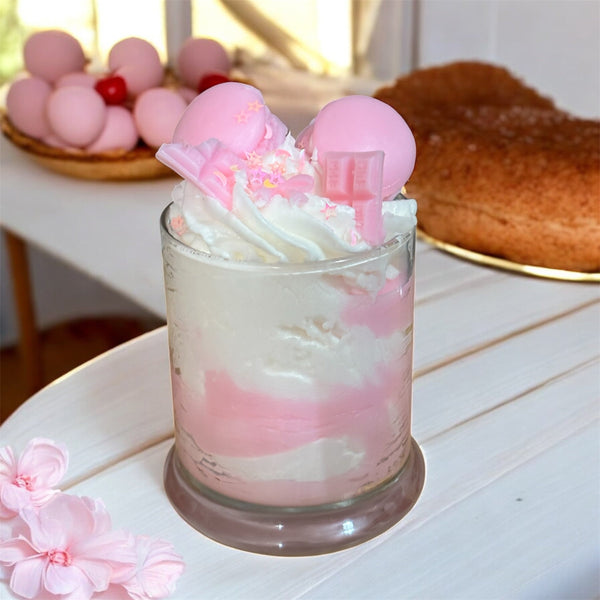 Pumpkin Puff Wickless Candle – 10 oz | Pumpkin Spice & Cinnamon Bun Scent | Cozy Fall Dessert Candle Sofia’s Dream