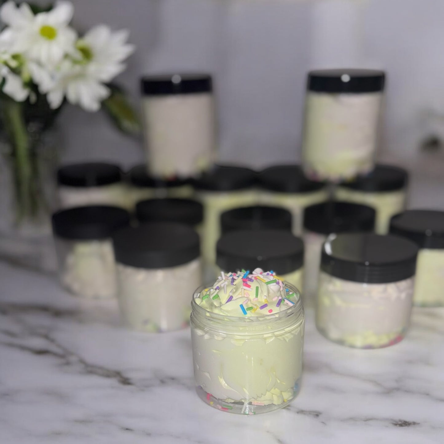 Birthday cake whipped body butter