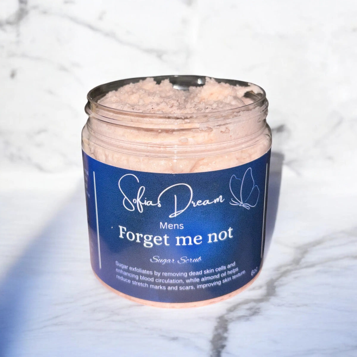 Forget me not, men’s sugar scrub Sofia’s Dream