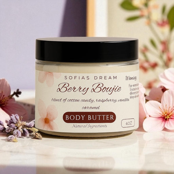 Berry Boujee – Whipped Body Butter with Niacinamide & Triple Butter Blend Sofia’s Dream