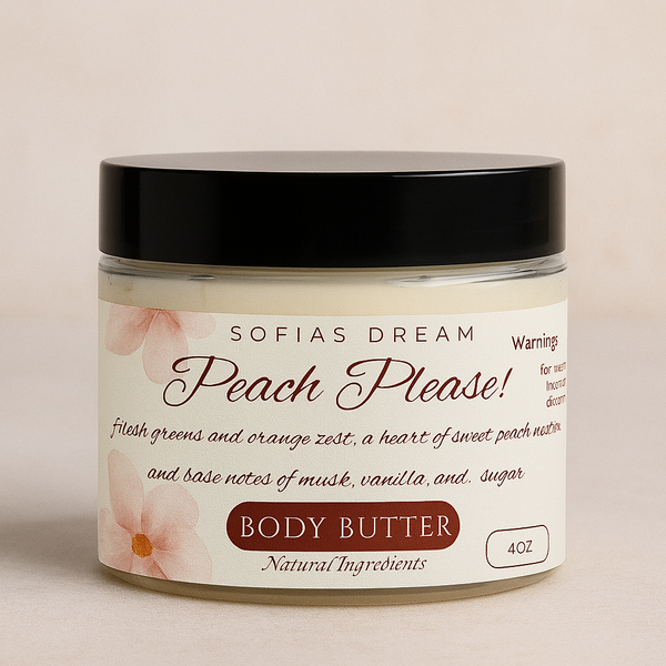 Peach Please! – Whipped Body Butter with Niacinamide & Triple Butter Blend Sofia’s Dream