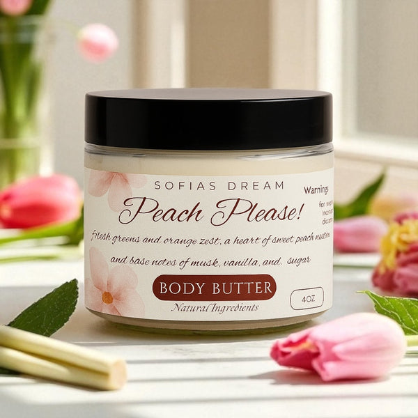Peach Please! – Whipped Body Butter with Niacinamide & Triple Butter Blend Sofia’s Dream