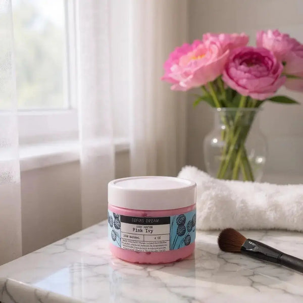 Forget me not emulsified Body butter 4oz natural skincare Sofia’s Dream