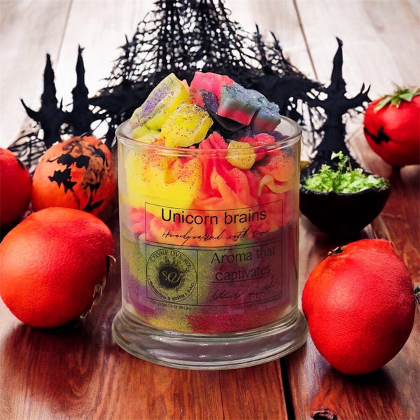 Unicorn Brains – Limited Edition Wickless Candle (Froot Loops Scent) Sofia’s Dream