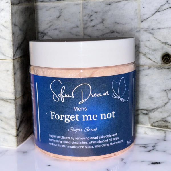 Forget me not, men’s sugar scrub Sofia’s Dream