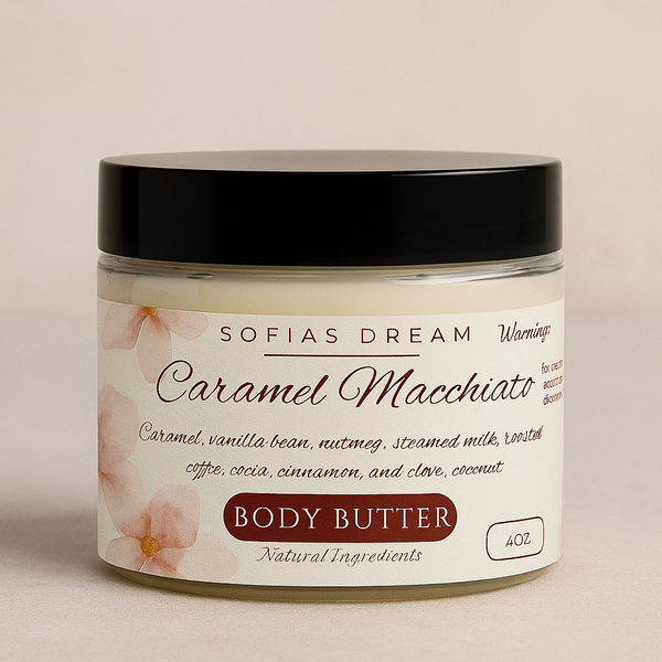 Caramel Macchiato – Whipped Body Butter with Niacinamide & Triple Butter Blend Sofia’s Dream