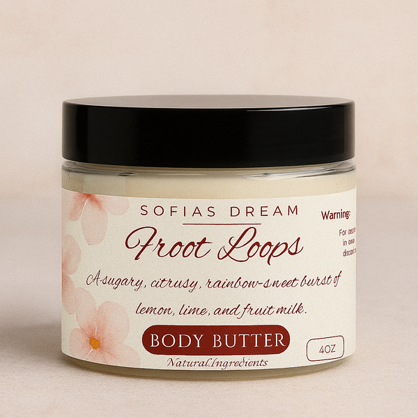 Froot Loops – Whipped Body Butter with Niacinamide & Triple Butter Blend Sofia’s Dream