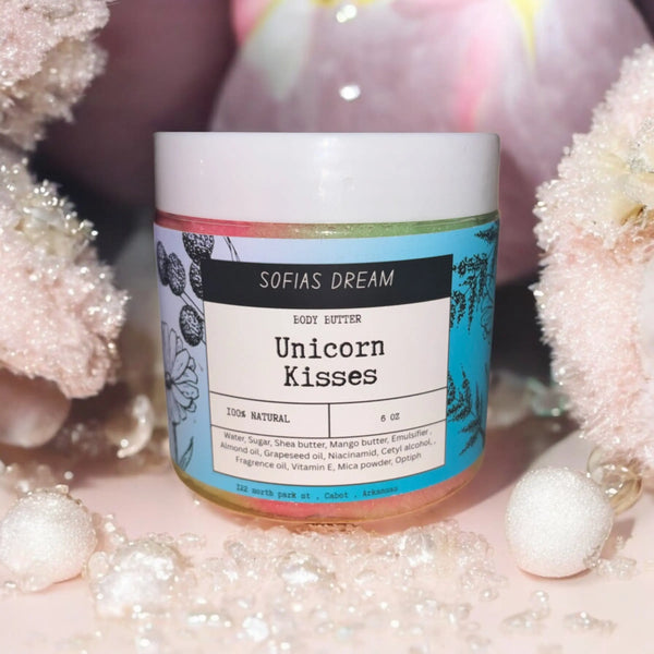 Unicorn Kiss whipped sugar scrub Sofia’s Dream